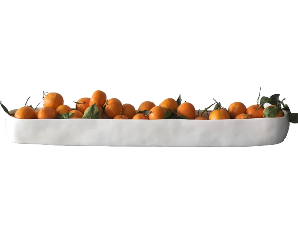 Tina Frey Designs RESIN TROUGH | TINA FREY | LONG | WHITE THE HOME