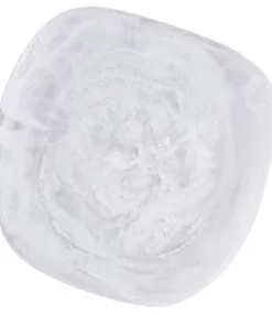 Nashi Home SWIRL RESIN ORGANIC PLATTER WHITE