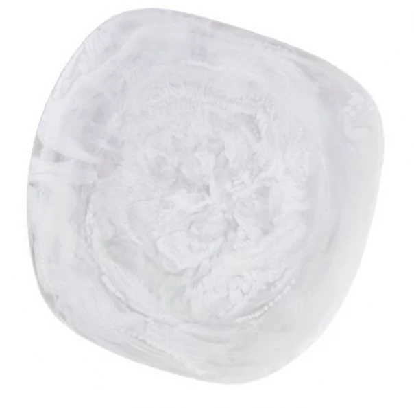 Nashi Home SWIRL RESIN ORGANIC PLATTER WHITE