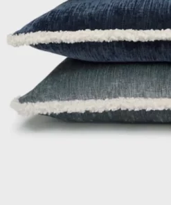 D.V. KAP Home / Canaan Company KINNEY PILLOW STEEL | 24 X 24 PILLOWS