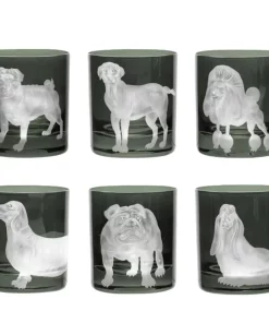 Artel DOG DOUBLE OLD FASHIONED SET | SMOKE DRINKWARE