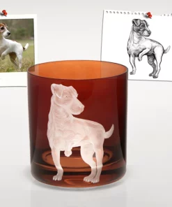 Artel DOG DOUBLE OLD FASHIONED SET | SMOKE DRINKWARE