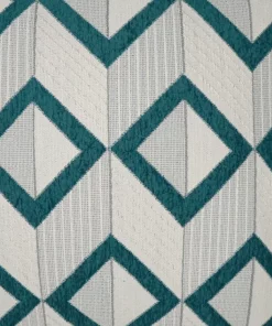 D.V. KAP Home / Canaan Company PILLOWS DOUBLE LINK PILLOW PEACOCK | 22 X 22