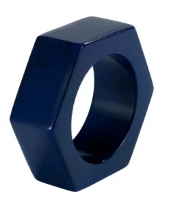 Bodrum PIPER NAPKIN RING SET NAVY