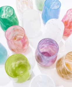 Saban Glass FRITSY STEMLESS WINE GLASS | VARIOUS