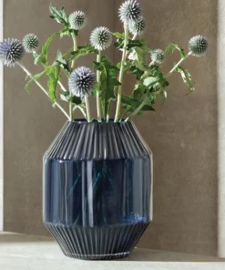 LSA International ROTUNDA SAPPHIRE VASES