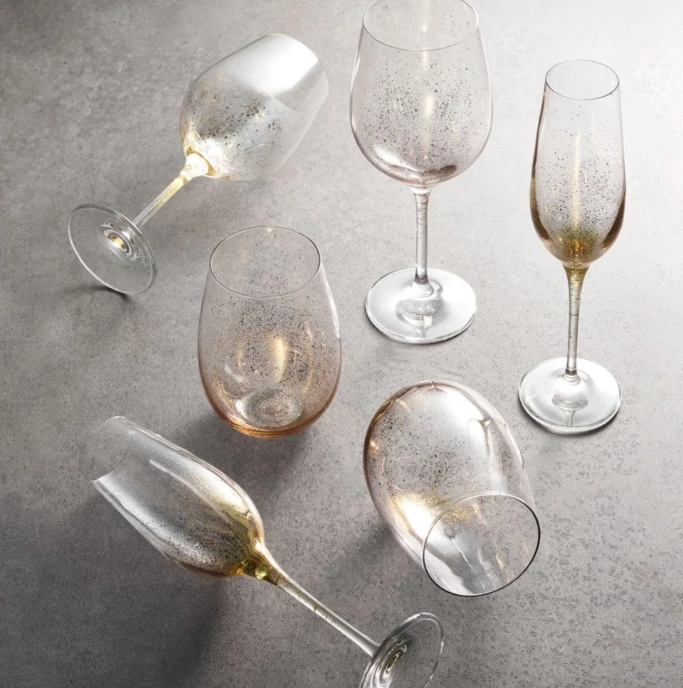 Kim Seybert DRINKWARE ORION BARWARE GOLD | SET OF 4