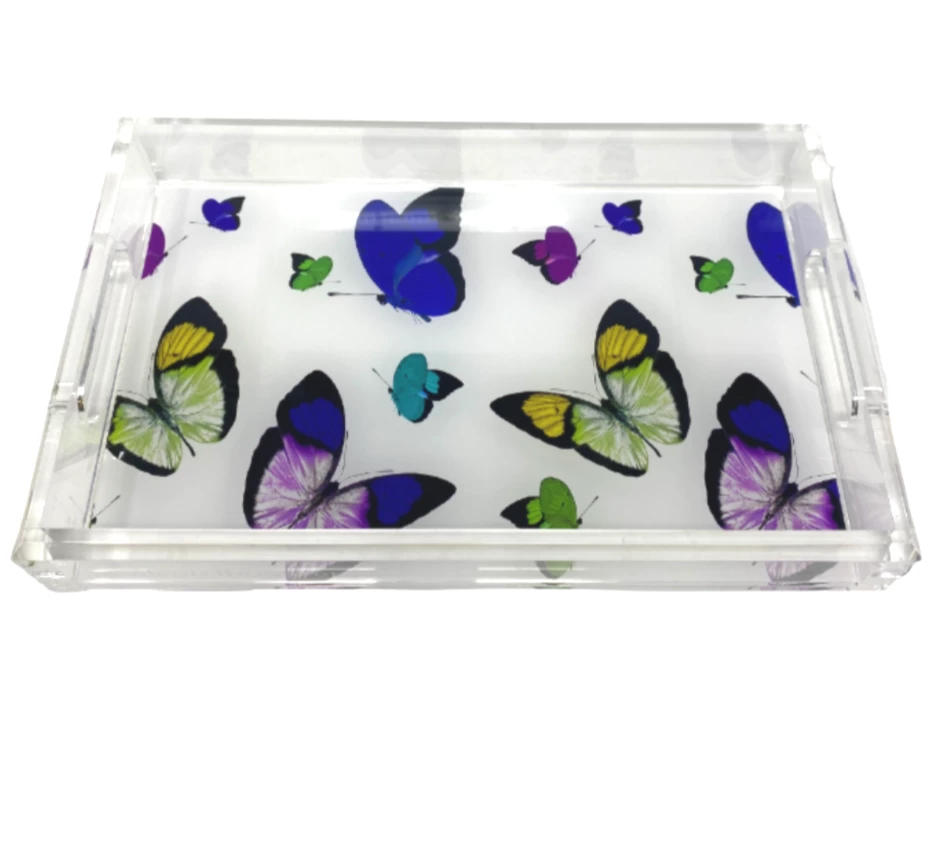 Nicolette Mayer Collection BUTTERFLIES VANITY TRAY THE HOME