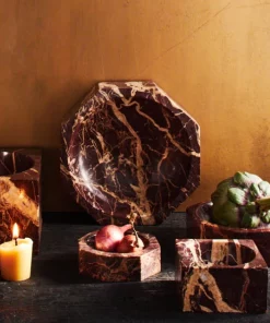 Sir/Madam MODERNIST RED MARBLE BOWL MEDIUM THE HOME