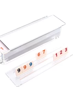 Luxe Dominoes RUMMY ACRYLIC GAME SET