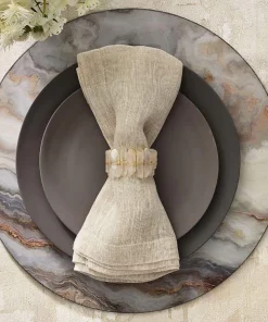 Kim Seybert RADIANT IRIDESCENT NAPKIN RING | SET OF 4