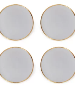 Aerin ELIA DESSERT PLATE SET DOVE