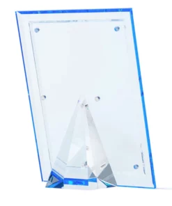 JR William THE HOME BEVELED LUCITE FRAME BLUE