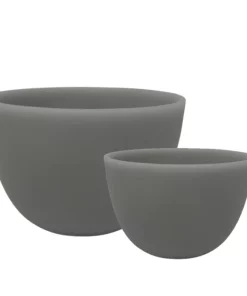 Nashi Home LUXE RESIN DEEP BOWLS GREY