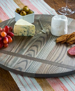 JK Adams ASH DRIFTWOOD LAZY SUSAN 18" SERVING