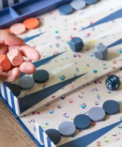 Chronicle Books GAMES & GADGETS BEACH BACKGAMMON BY GRAY MALIN