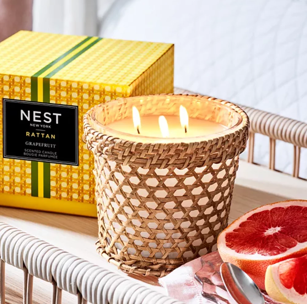 Nest Fragrances, LLC RATTAN CLASSIC CANDLE GRAPEFRUIT