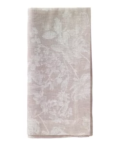 Bodrum WHITE BLOOM BEIGE NAPKIN SET /4 THE TABLE