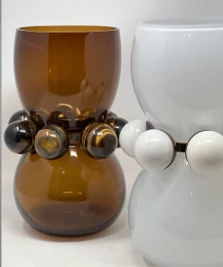 Vanessa Mitrani Creations TIFFANY OPAL WHITE VASE