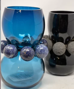 Vanessa Mitrani Creations TIFFANY VASE DUCK BLUE & CELESTINE