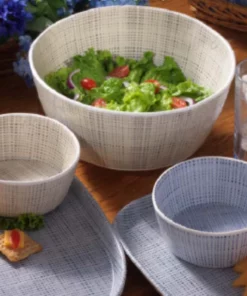 Merritt CAMBRIA LINEN MELAMINE DINNERWARE BEIGE