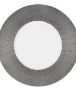 Haviland /Daum USA Inc. ANTHRACITE GREY INFINI CHARGER 11.5" PLATE