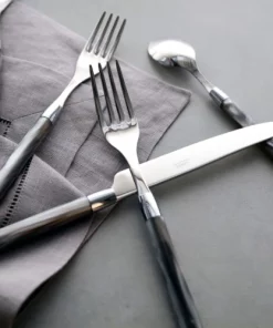 Capdeco/BIA Cordon Bleu CONTY 5-PIECE FLATWARE SET | GREY