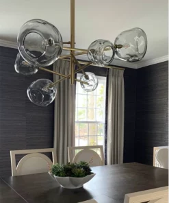 Regina Andrew Design, Inc. FURNITURE MOLTEN CHANDELIER | POLISHED NICKEL