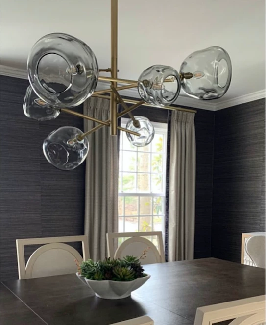Regina Andrew Design, Inc. FURNITURE MOLTEN CHANDELIER | POLISHED NICKEL