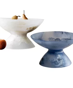 CDMX Design SERVING BALAY RESIN PEDESTAL BOWLS