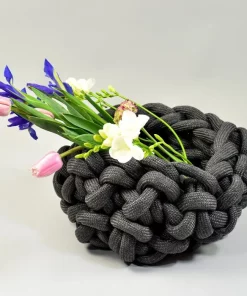 Neo Design CROCHET TRECCIA ROPE BASKET | 15"