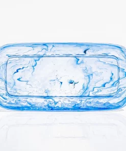 TarHong BLUE SWIRL SERVING TRAY THE SUMMER SHOP