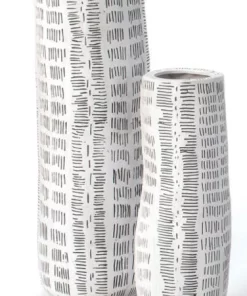 Global Views QUENCY VASES | WHITE THE HOME