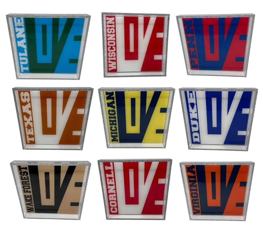 EYE CANDY ACRYLIC By CH COLLEGE SPIRIT TRAYS BY EYE CANDY | VARIOUS SCHOOLS