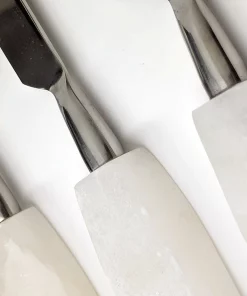 Zodax ALABASTER CHEESE KNIVES | SET OF 3 SERVING