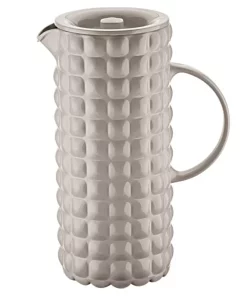 Guzzini TIFFANY PITCHER & LID TAUPE