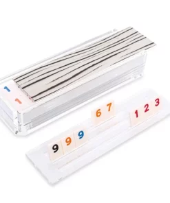 Luxe Dominoes RUMMY GAME | ACRYLIC & EXOTIC MADAGASCAR WOOD