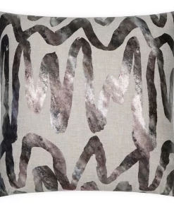 D.V. KAP Home / Canaan Company PILLOWS LITA PILLOW PEWTER |20 X 20