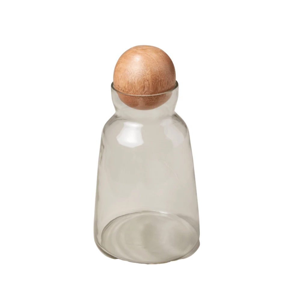 Be Home WINE & BAR MANGO WOOD DECANTER | SHORT