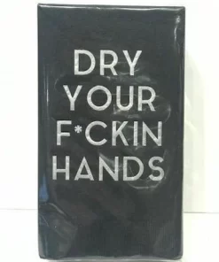 Print Appeal GUEST HAND TOWELS PACK | DRY YOUR F*CKIN HANDS