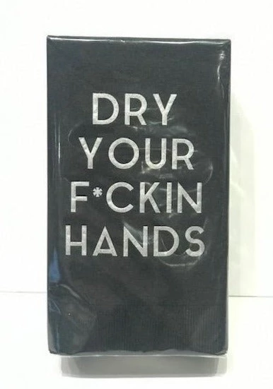 Print Appeal GUEST HAND TOWELS PACK | DRY YOUR F*CKIN HANDS