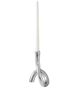 Beatriz Ball SERPENTE CANDLESTICK | SILVER | 11"