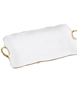 Pampa Bay SERVING GOLDEN HANDLE TRAY LARGE