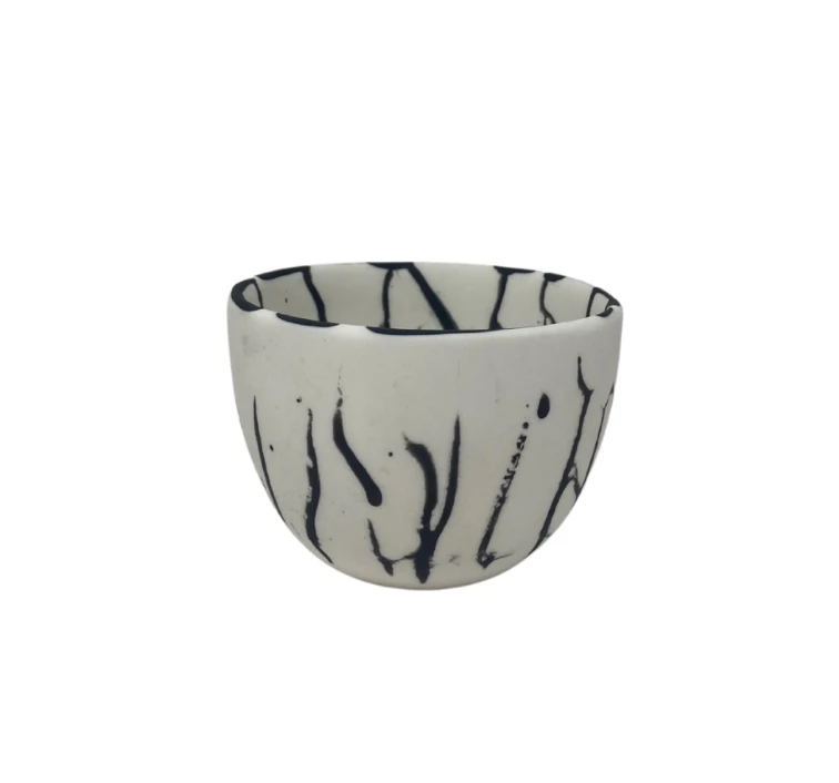 Nashi Home LUXE RESIN DEEP BOWL SPLATTER