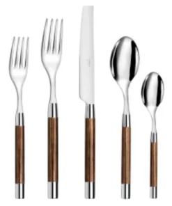Capdeco/BIA Cordon Bleu CONTY 5 PIECE FLATWARE SET | WOOD