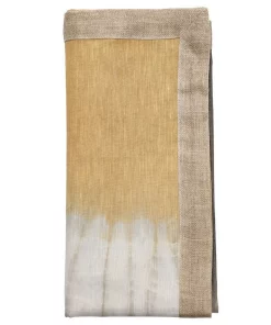 Kim Seybert THE TABLE SOLSTICE NAPKIN GREY & BEIGE