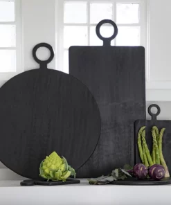 Be Home MANGO WOOD CHEESEBOARD BLACK X LARGE SERVING
