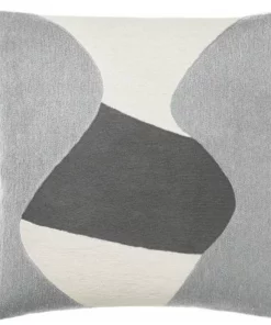 Judy Ross Textiles PILLOWS TOTEM PILLOW SILVER | 18 X 18