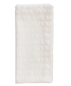 Kim Seybert SEERSUCKER NAPKIN WHITE