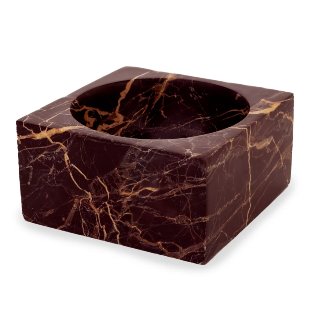 Sir/Madam MODERNIST RED MARBLE BOWL MEDIUM THE HOME